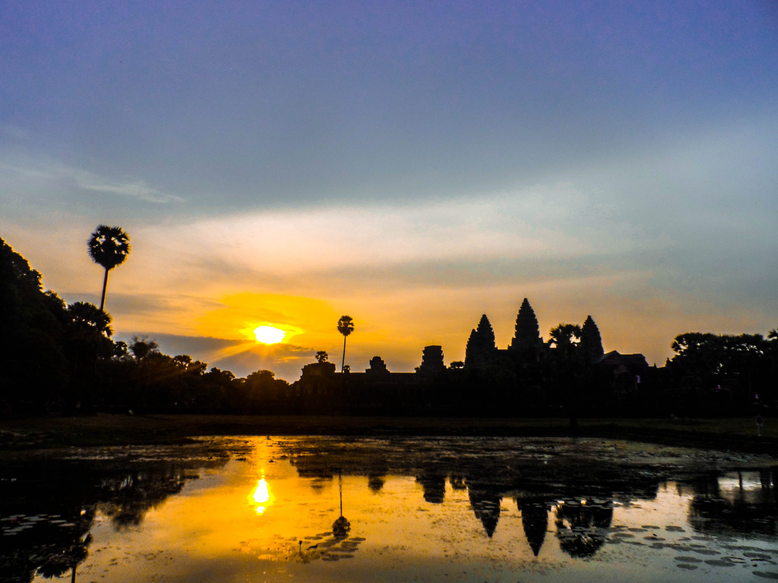 Picture of Angkor Watt as the sun rises. Cambodia.