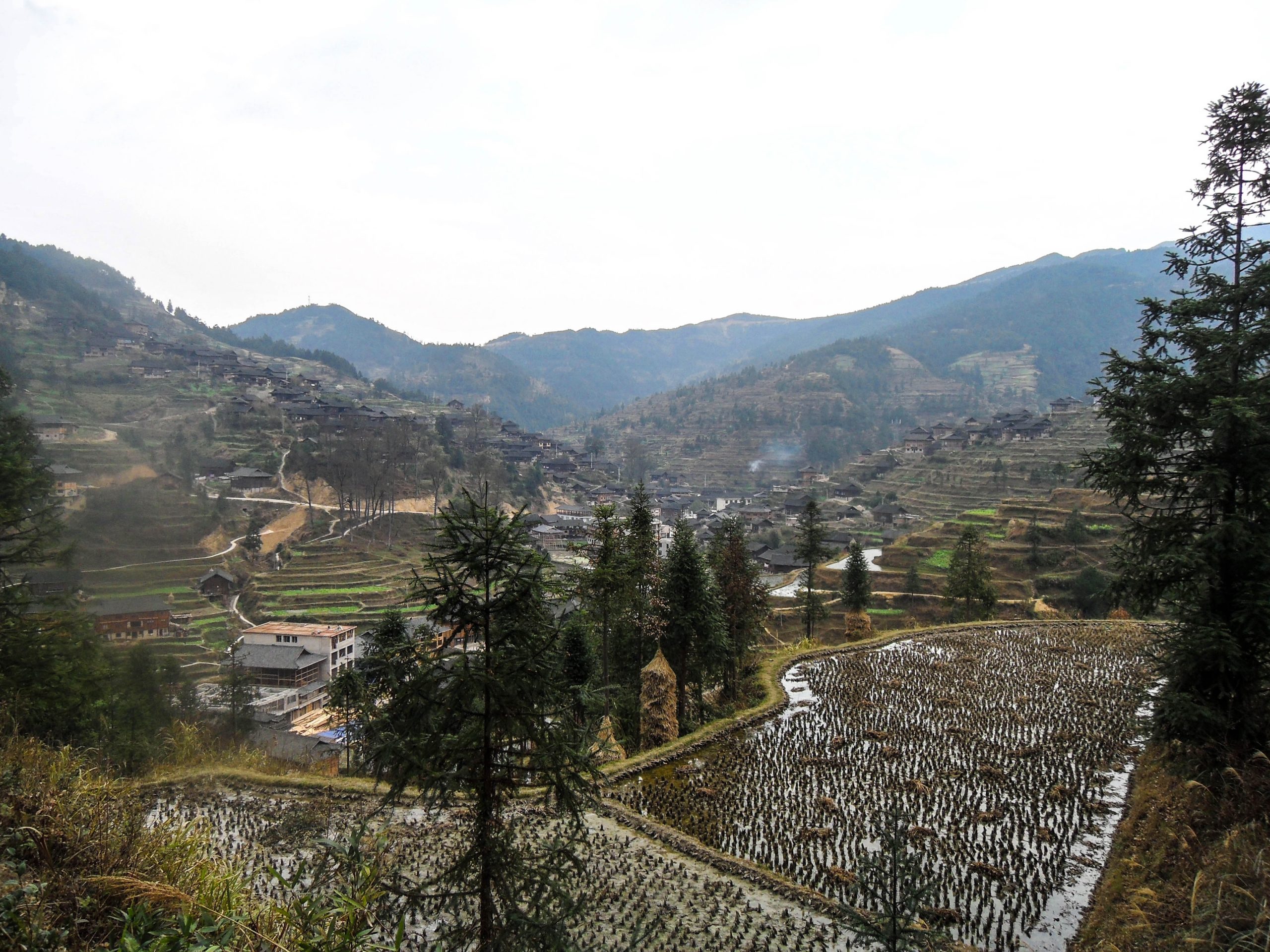 Xijiang Miao village landscape