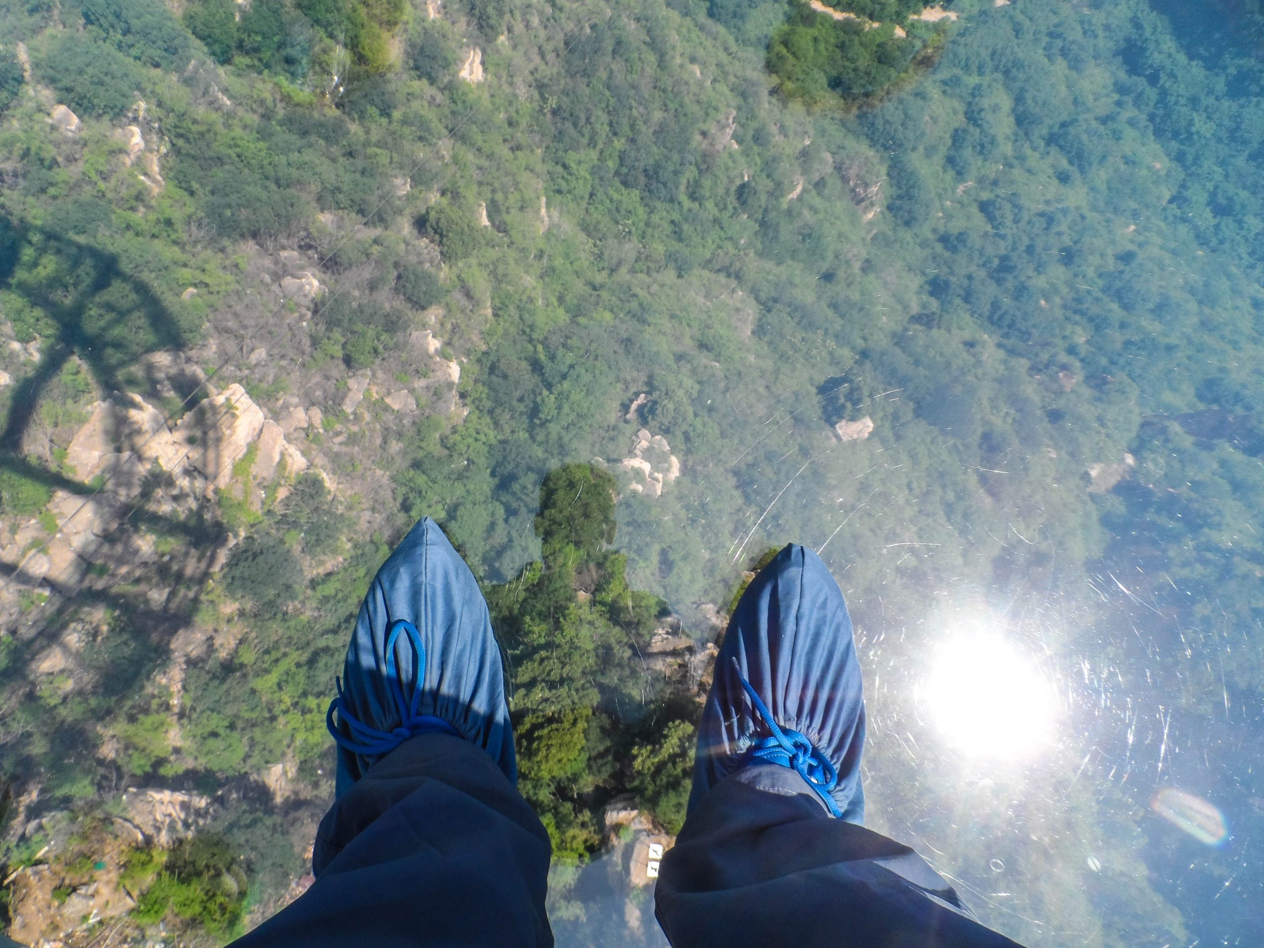 Walking on glass