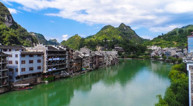 Zhenyuan riverside