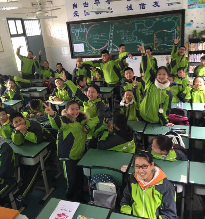 My students in Chengdu China. I was their TEFL teacher
