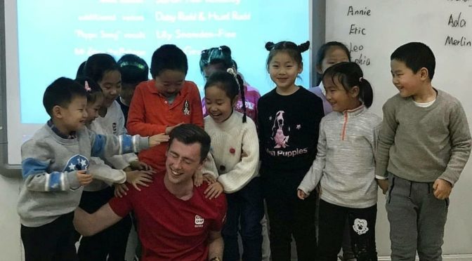 Oli at First Leap English in Beijing