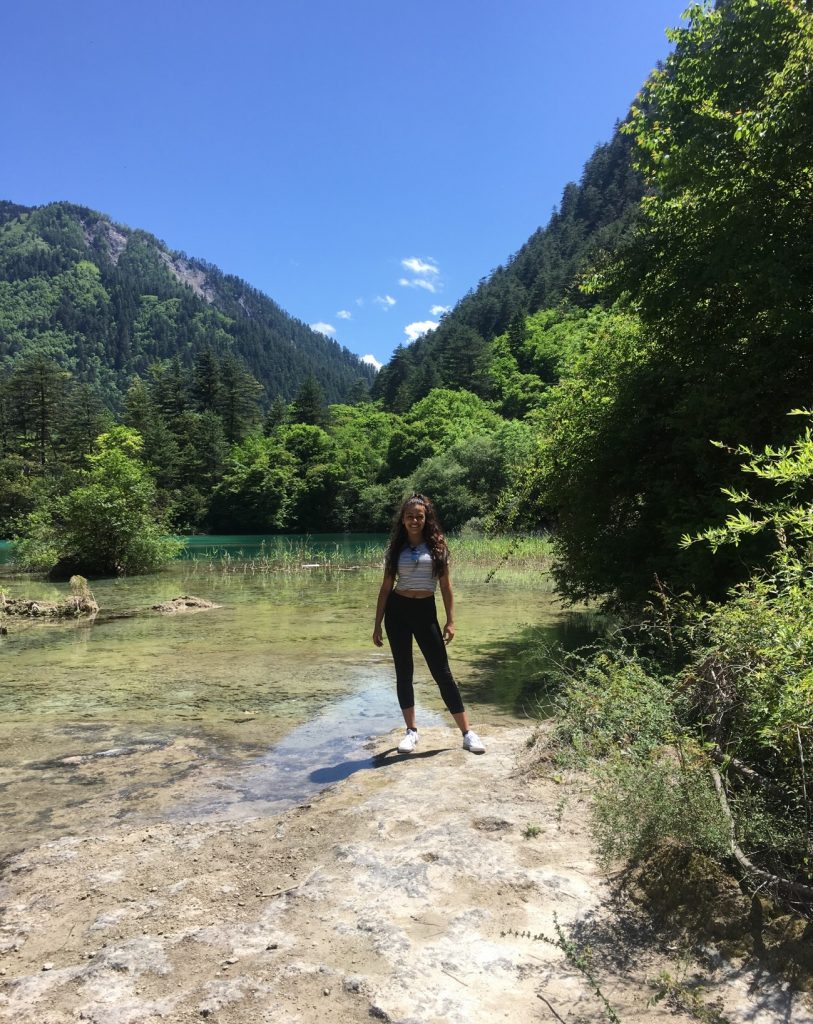 ChinaTEFLer Jordan at Jiuzaigou in Sichuan province