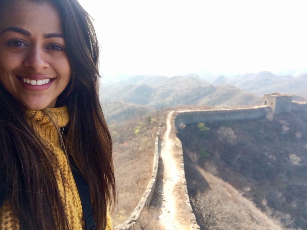 ChinaTEFLer Jordan at the great wall of China