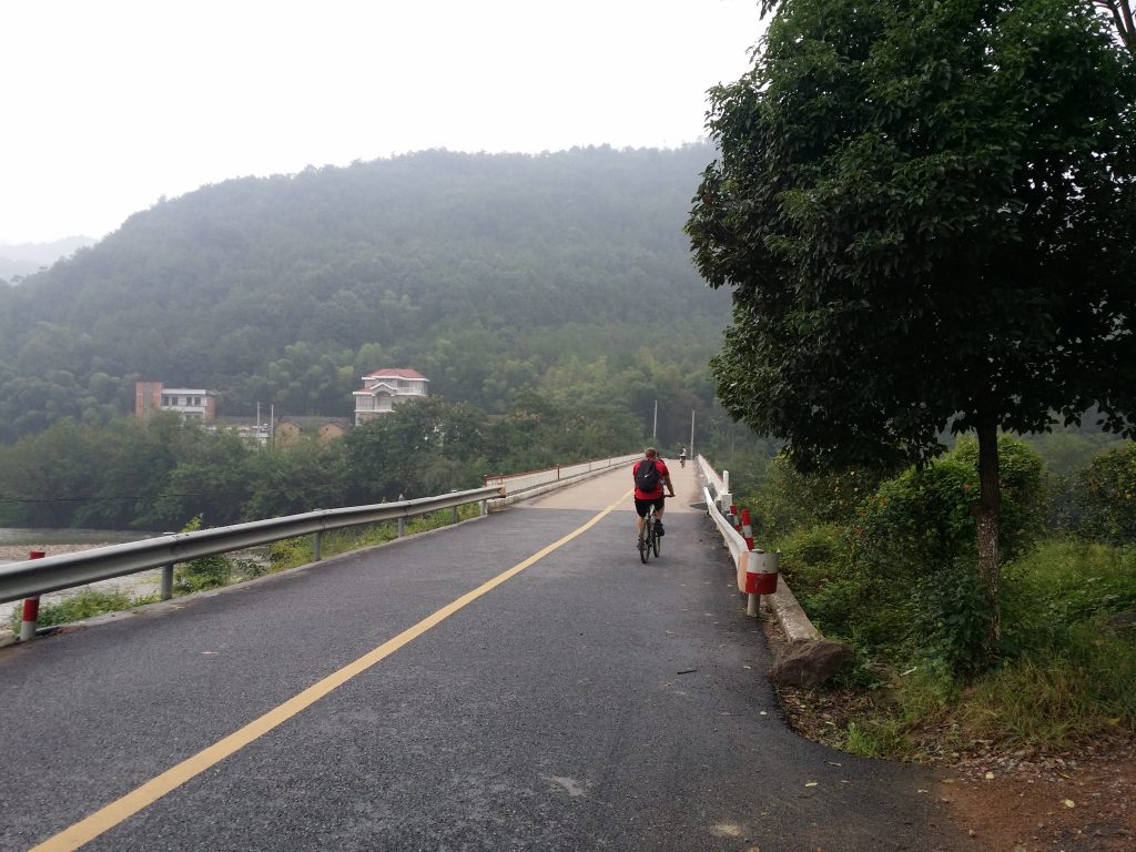 Cycling around Zhejiang province
