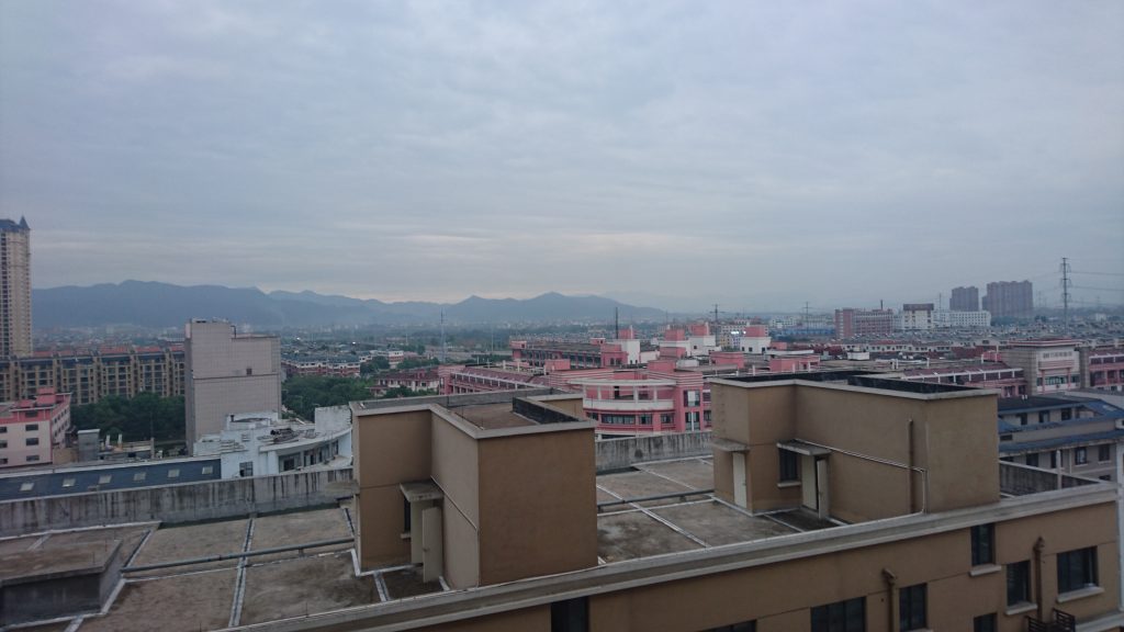 Yiwu cityscape Zhejiang China