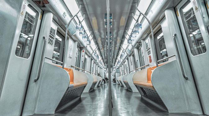 The deserted Shanghai Metro during the virus outbreak